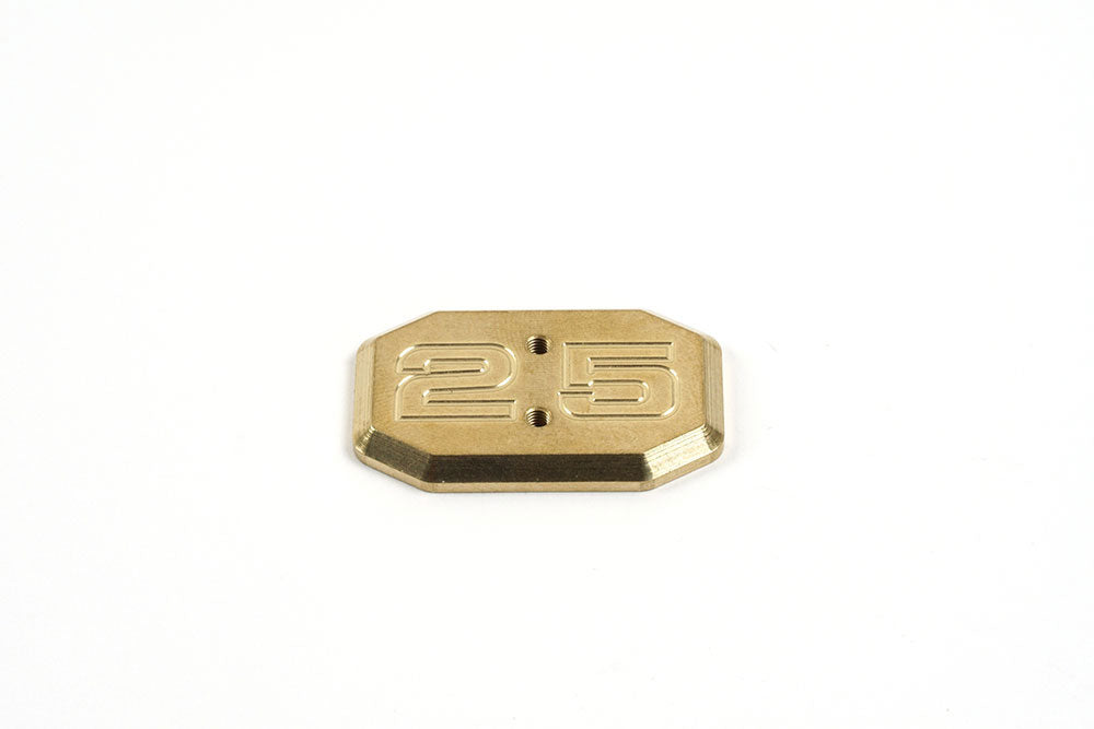 OPTIONAL BRASS WEIGHT (25G)