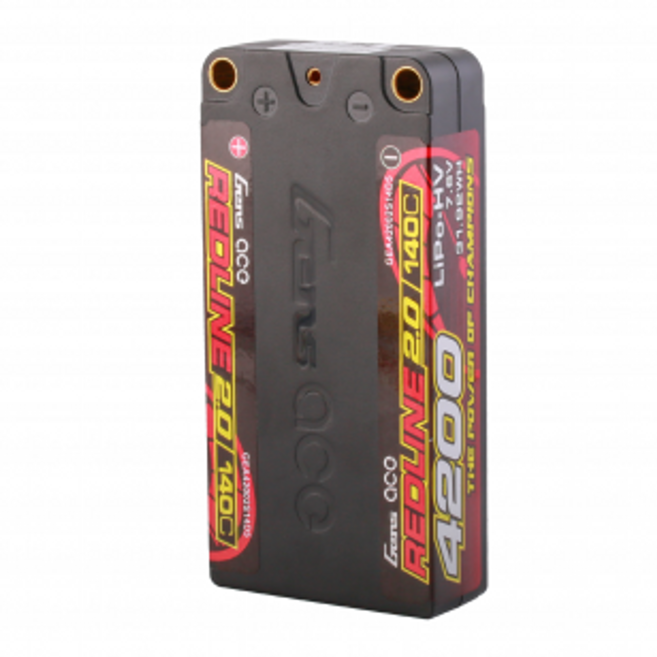 Gens ace Redline 2.0 Series 4200mAh 7.6V 140C 2S1P HardCase HV Lipo Battery Pack