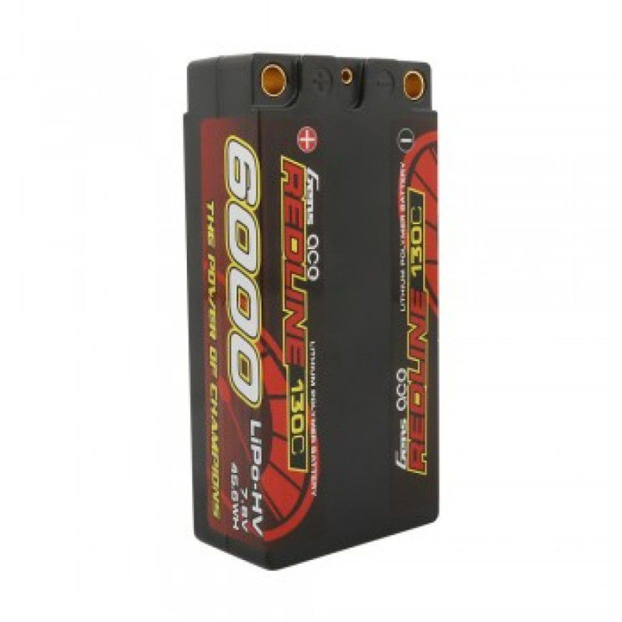 Gens Ace Redline HV 6000mAh 7.6v 130C Shorty Lipo Battery 5mm Bullet 220g