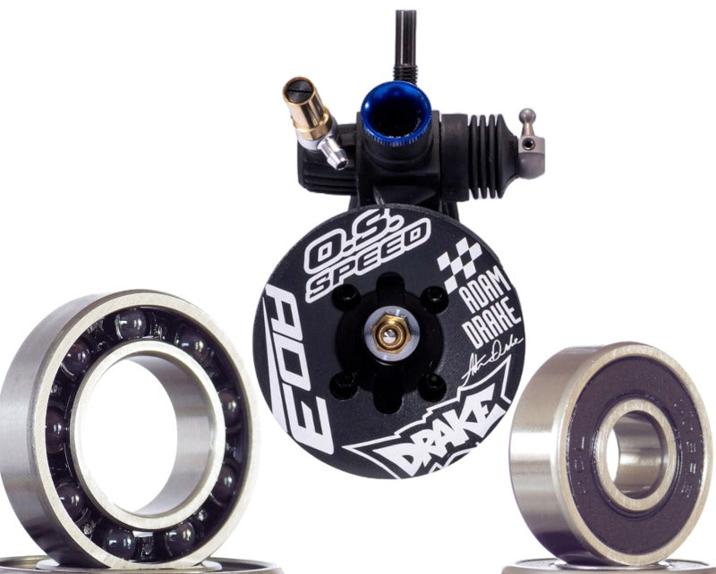 OS Speed engine bearing front steel/ rear ceramic