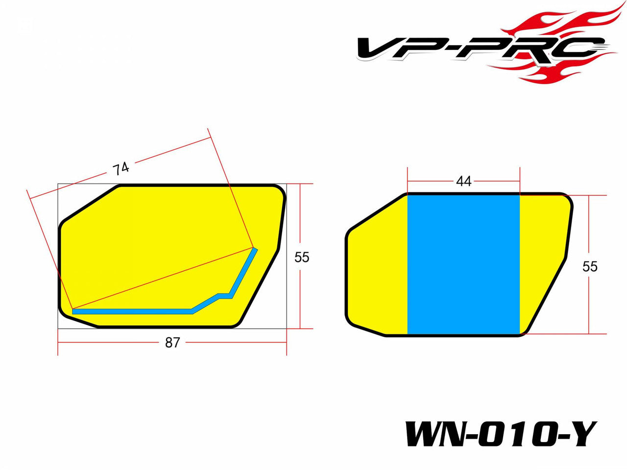 VP-Pro 1/8 Offroad Buggy / Truggy Wing WN-010 (PINK)