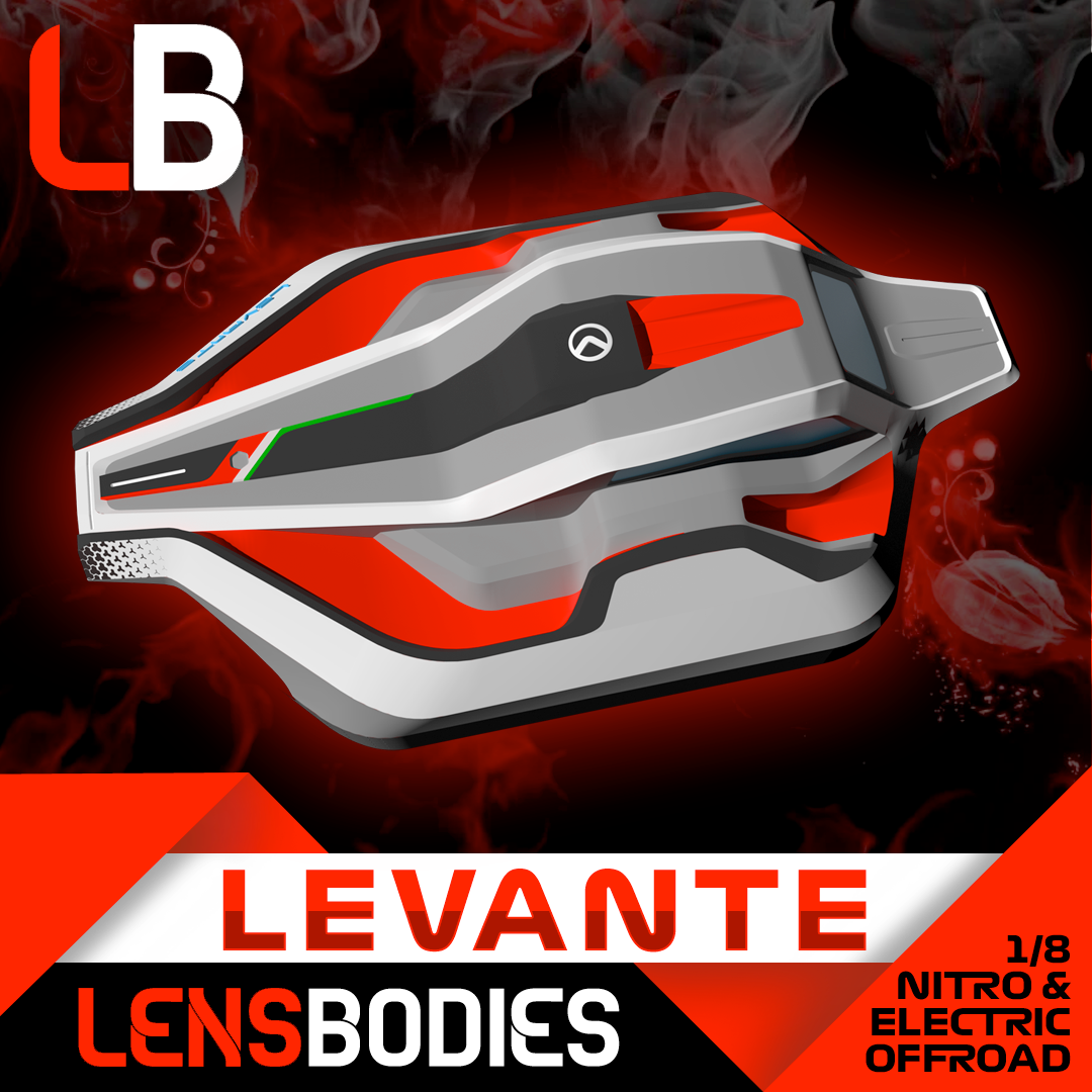1/8 OffRoad body Levante - Standard Weight Shell Lid
