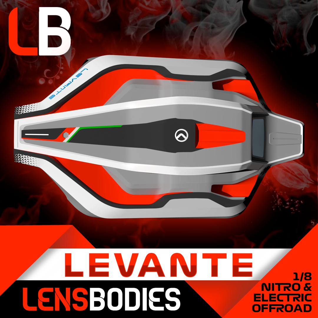 1/8 OffRoad body Levante - Standard Weight Shell Lid