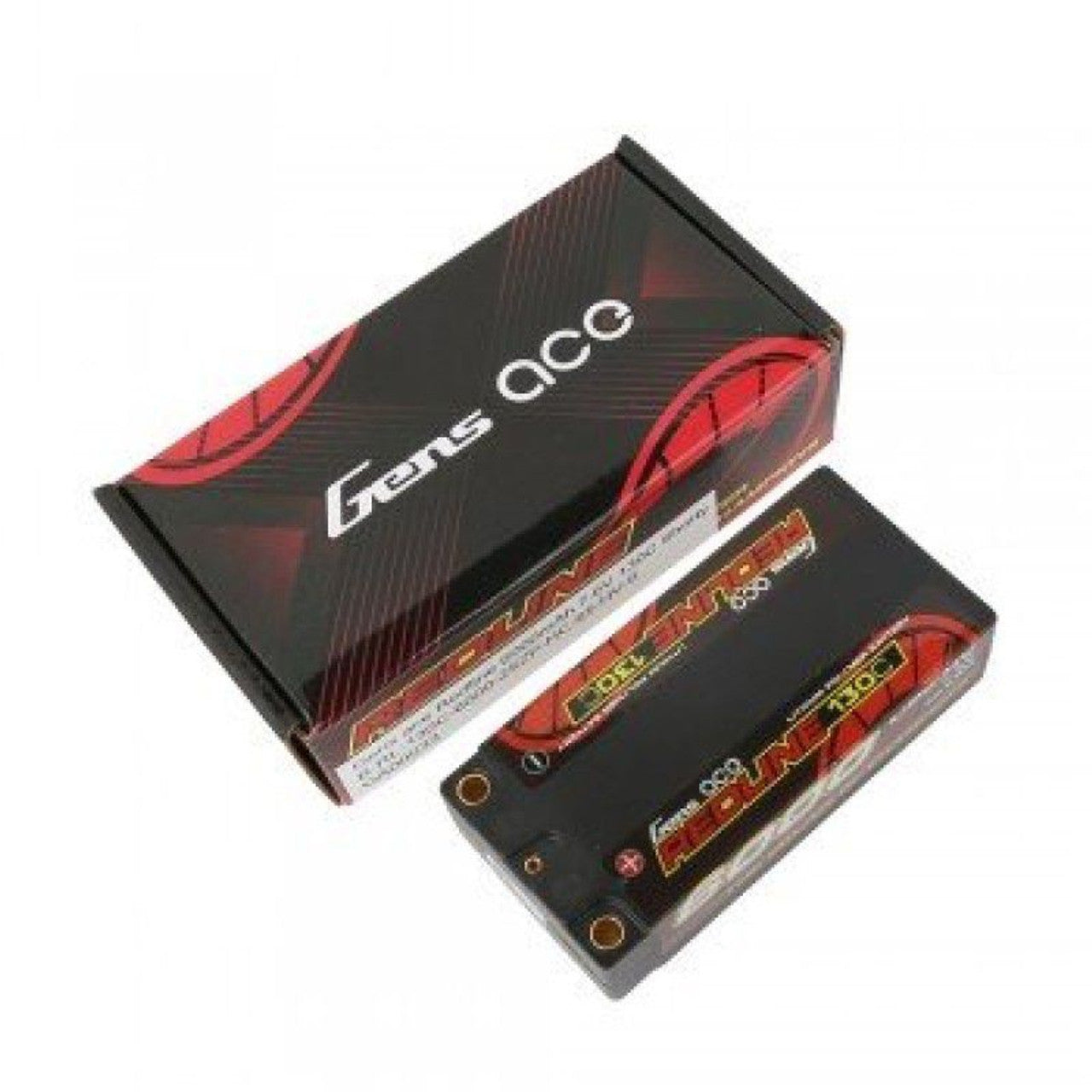 Gens Ace Redline HV 6000mAh 7.6v 130C Shorty Lipo Battery 5mm Bullet 220g