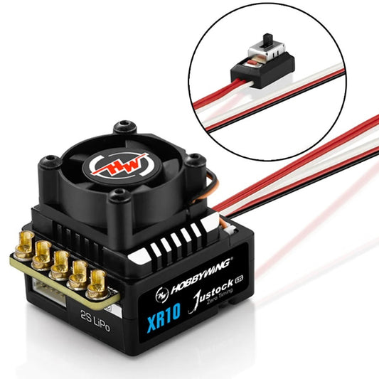 Hobbywing XR10 Justock G3S 60A Sensored Brushless ESC 30112005