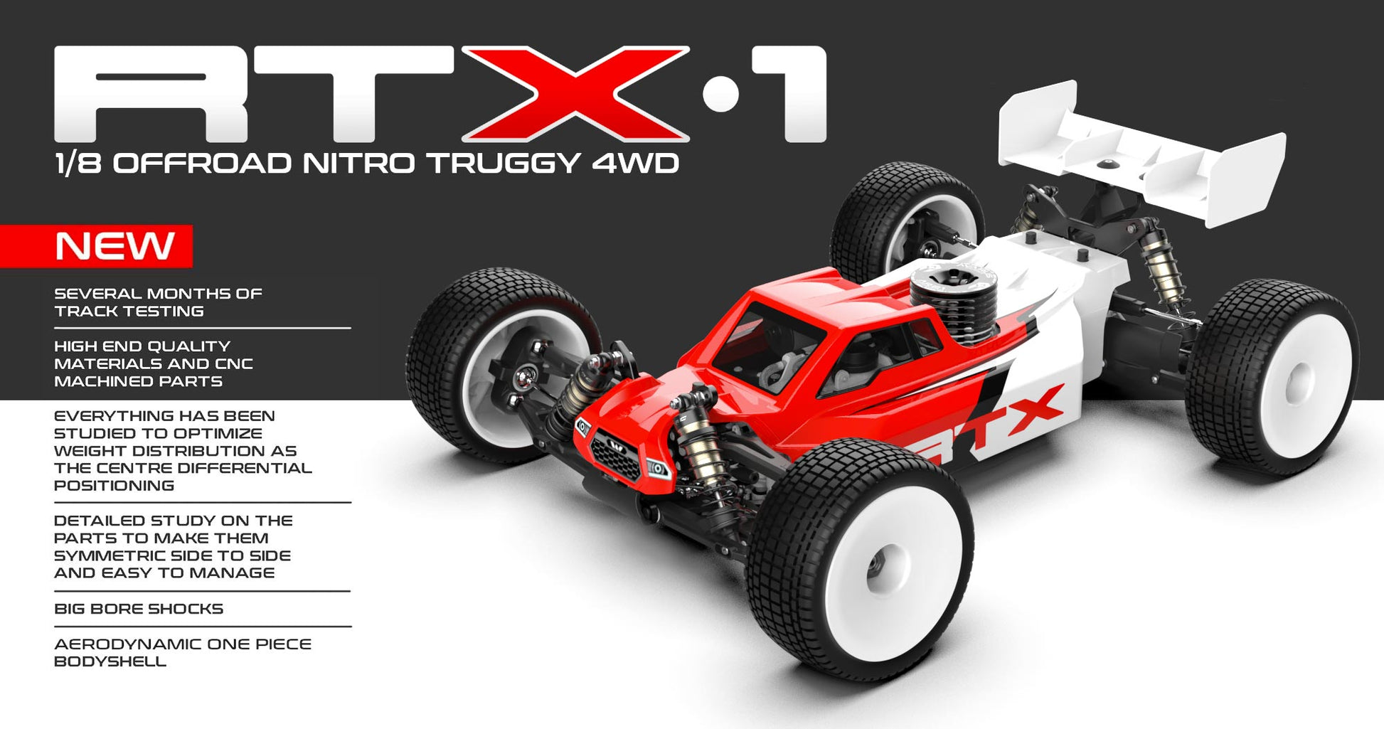  WIRC RTX-1 1/8 Offroad Nitro Truggy 